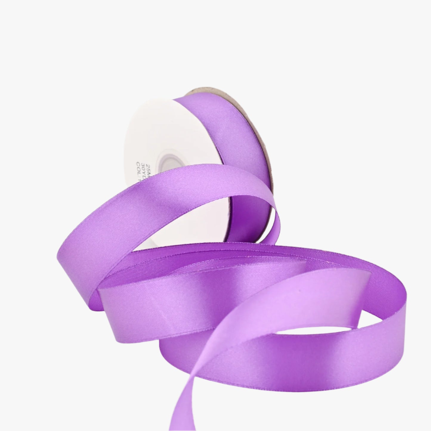 Satin Ribbon 25mm Purple 19 - Ragland Fabrics