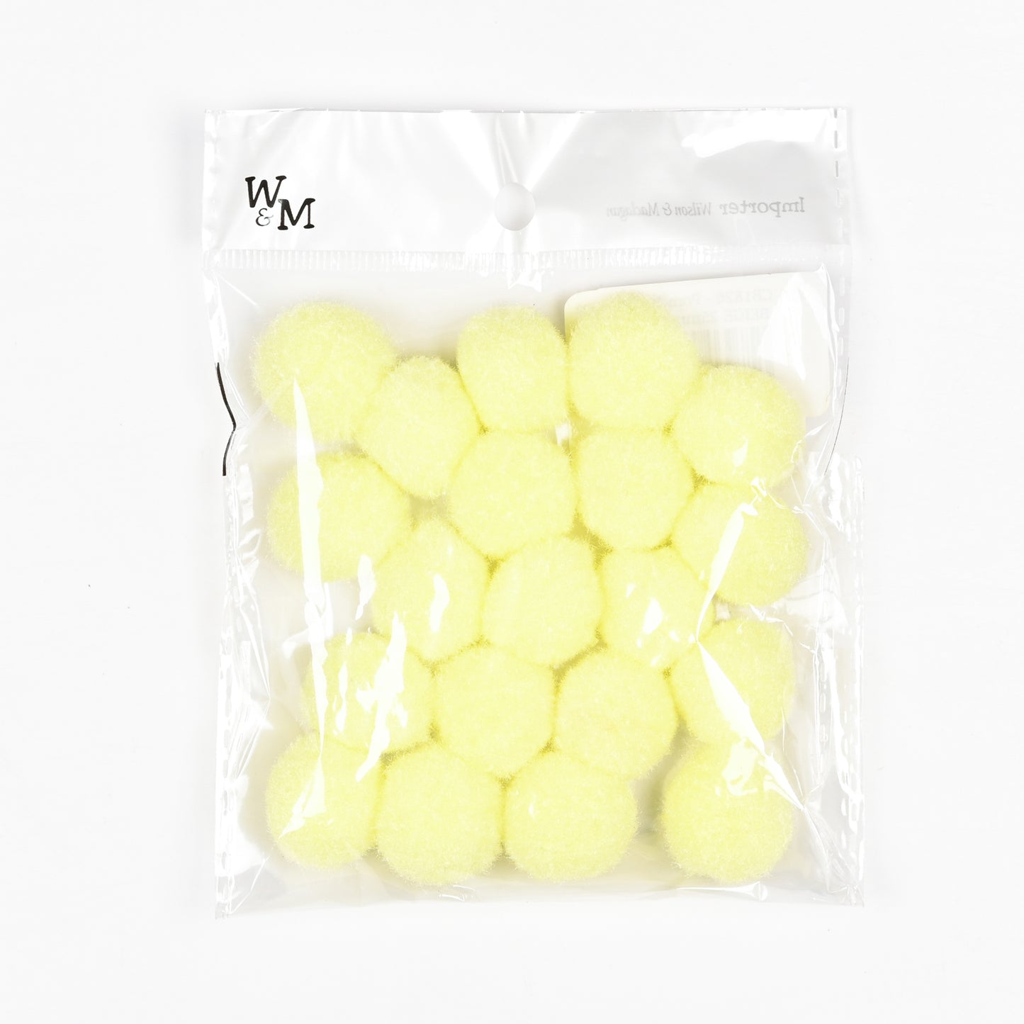 Pom Poms - Yellow 25mm | 25pc & 100pc TBD - Ragland Fabrics