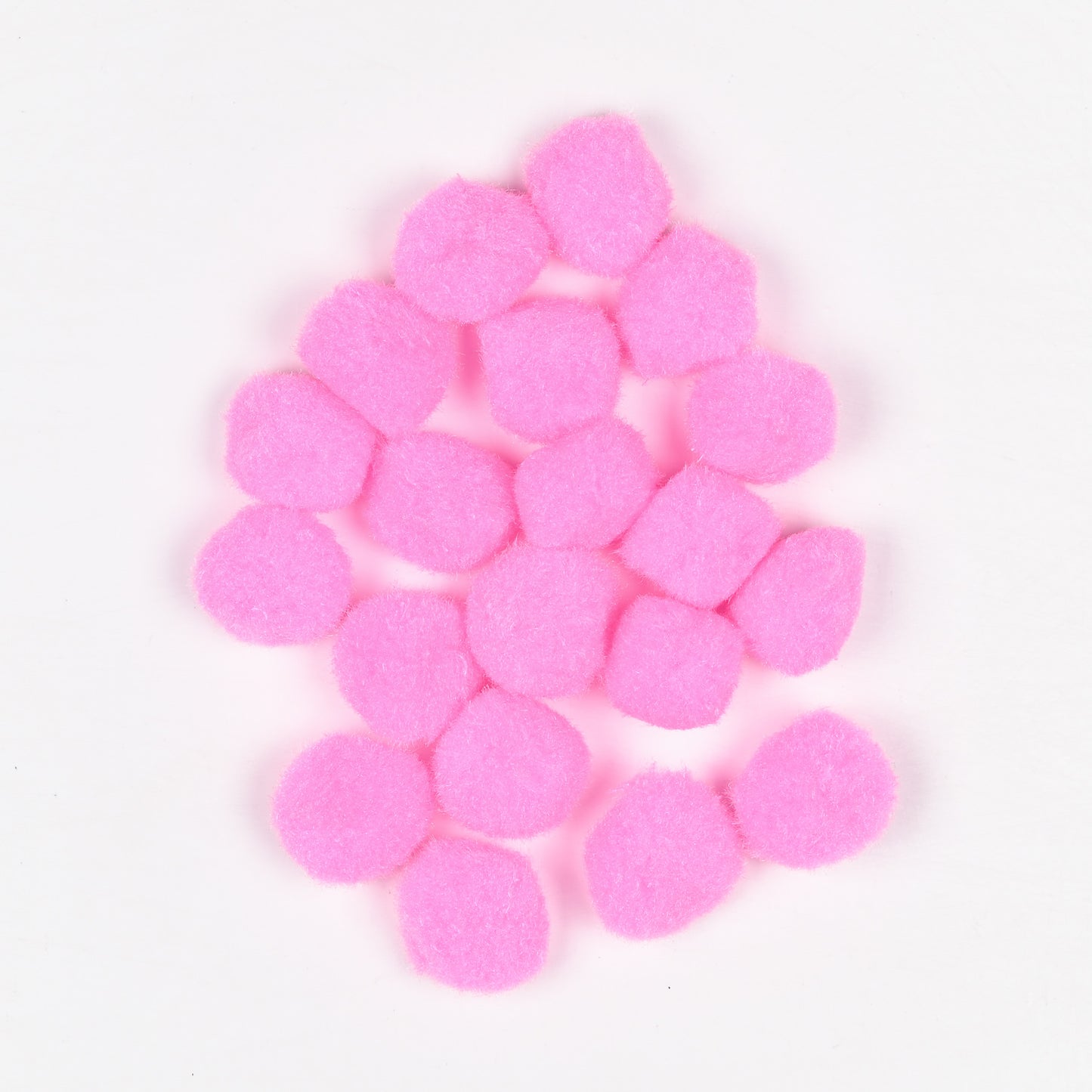 Pom Poms - Pink 15mm | 25pc & 100pc TBD - Ragland Fabrics