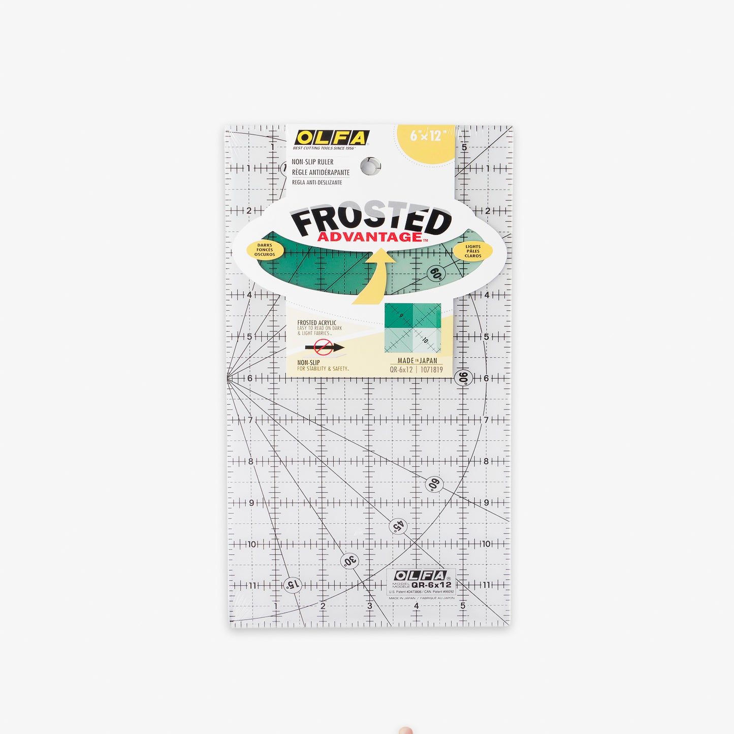 Quilting Ruler Olfa - 6" x 12" - Ragland Fabrics