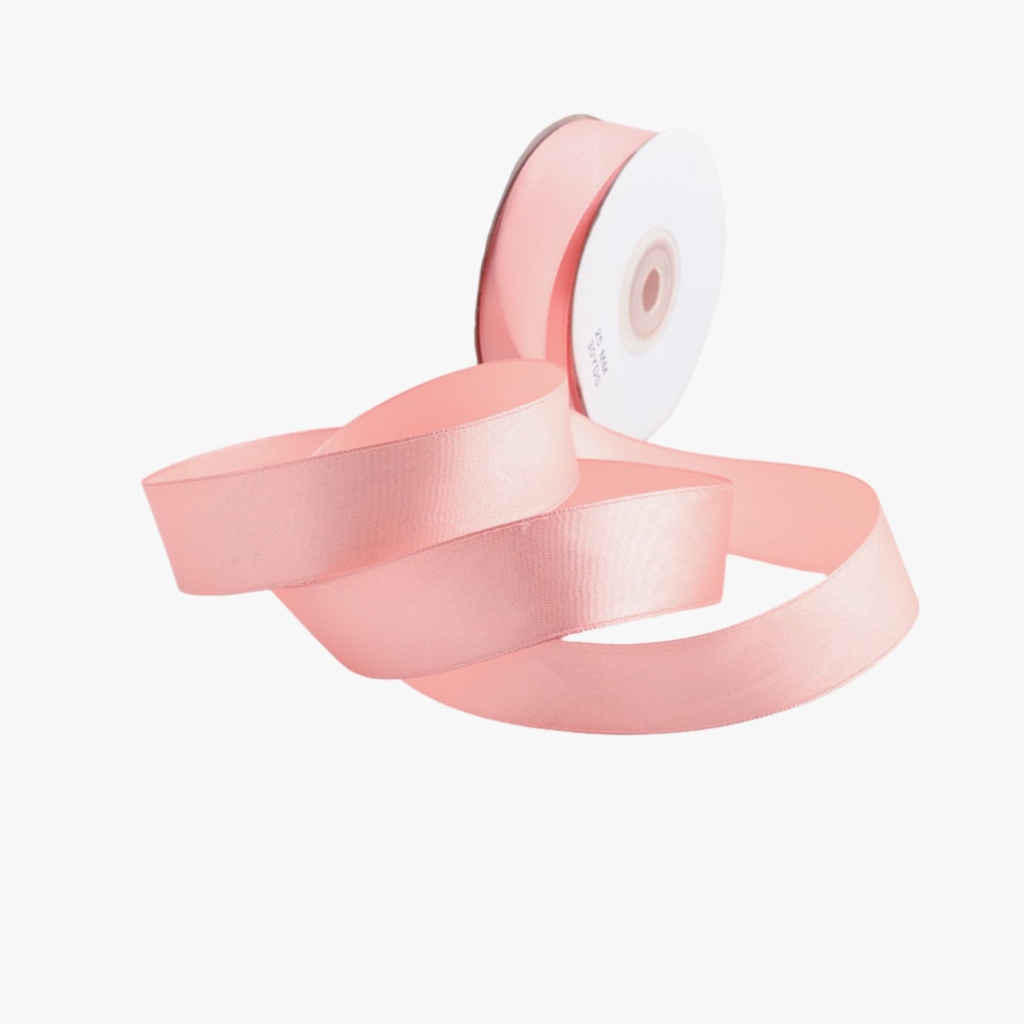 Satin Ribbon 25mm Peach 923 - Ragland Fabrics