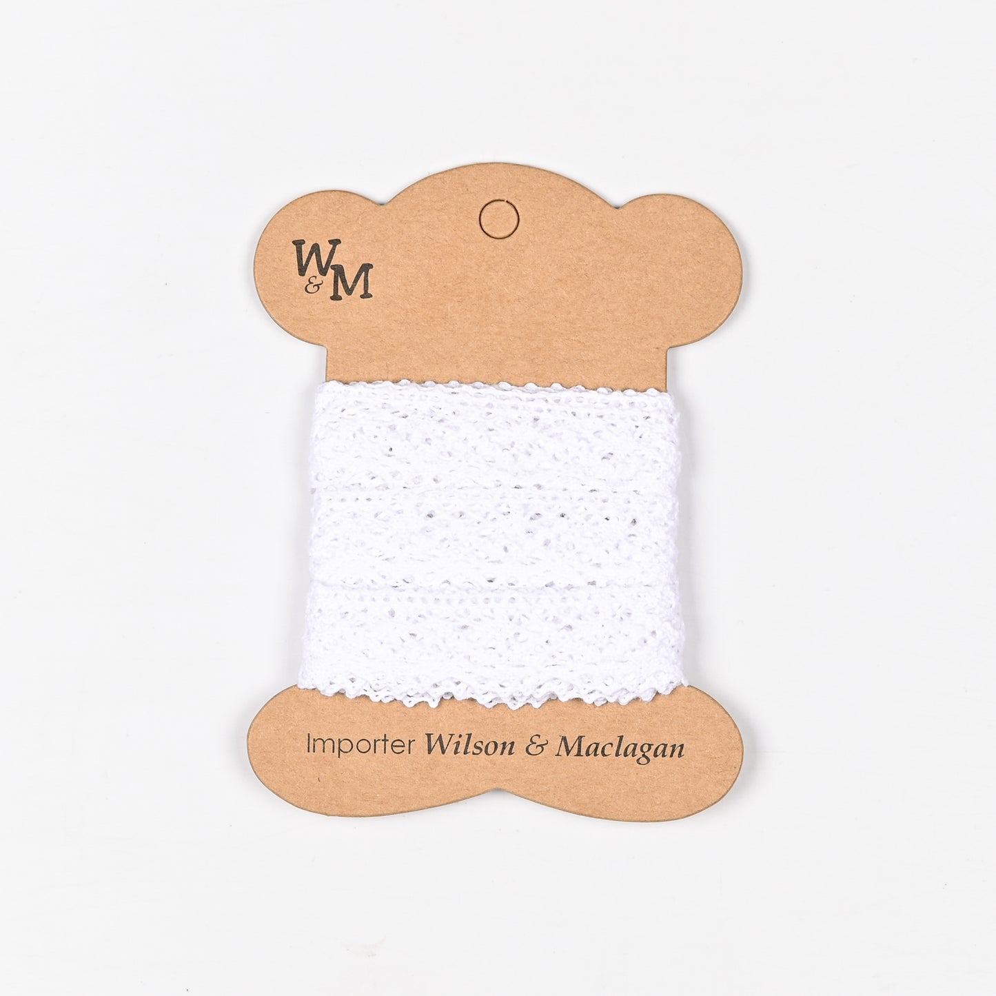 Torchan Lace White Edging 18mm TBD - Ragland Fabrics