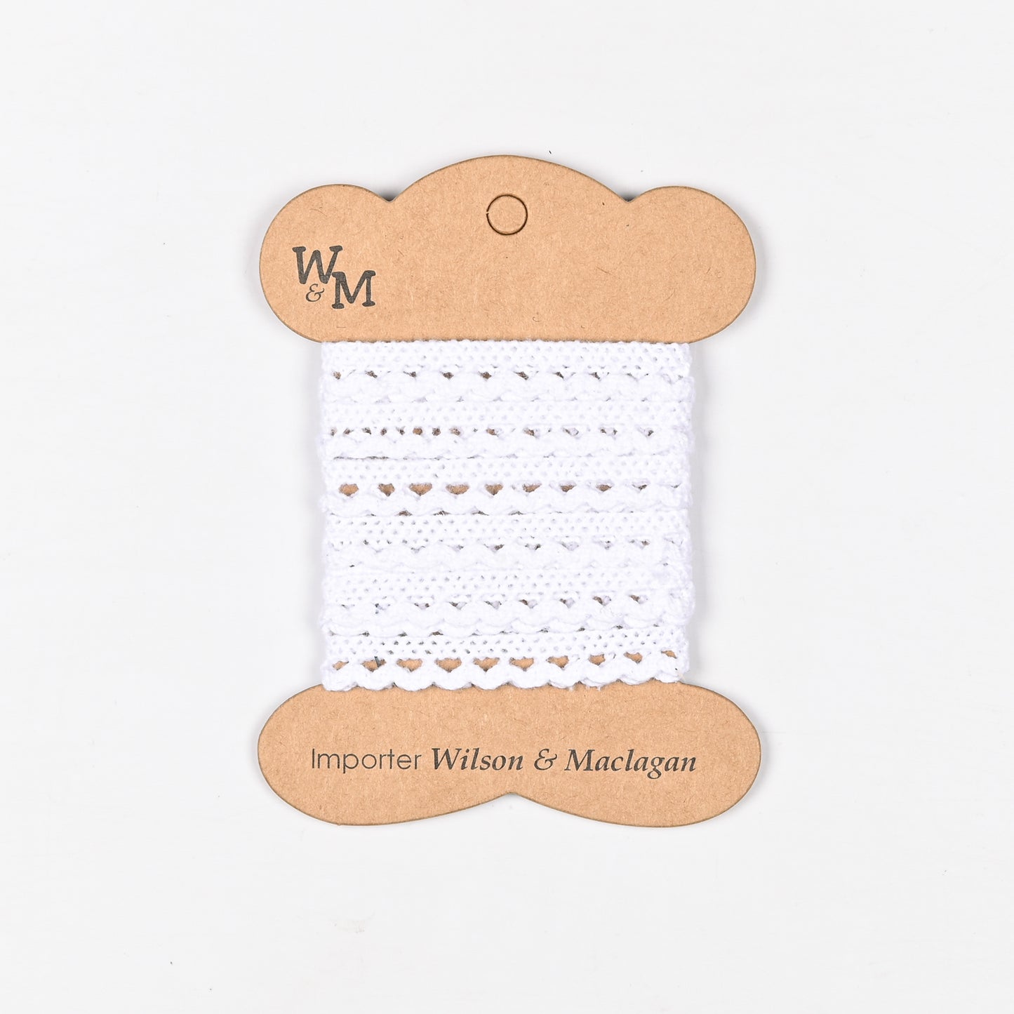 Torchan Lace White Edging 9mm TBD - Ragland Fabrics
