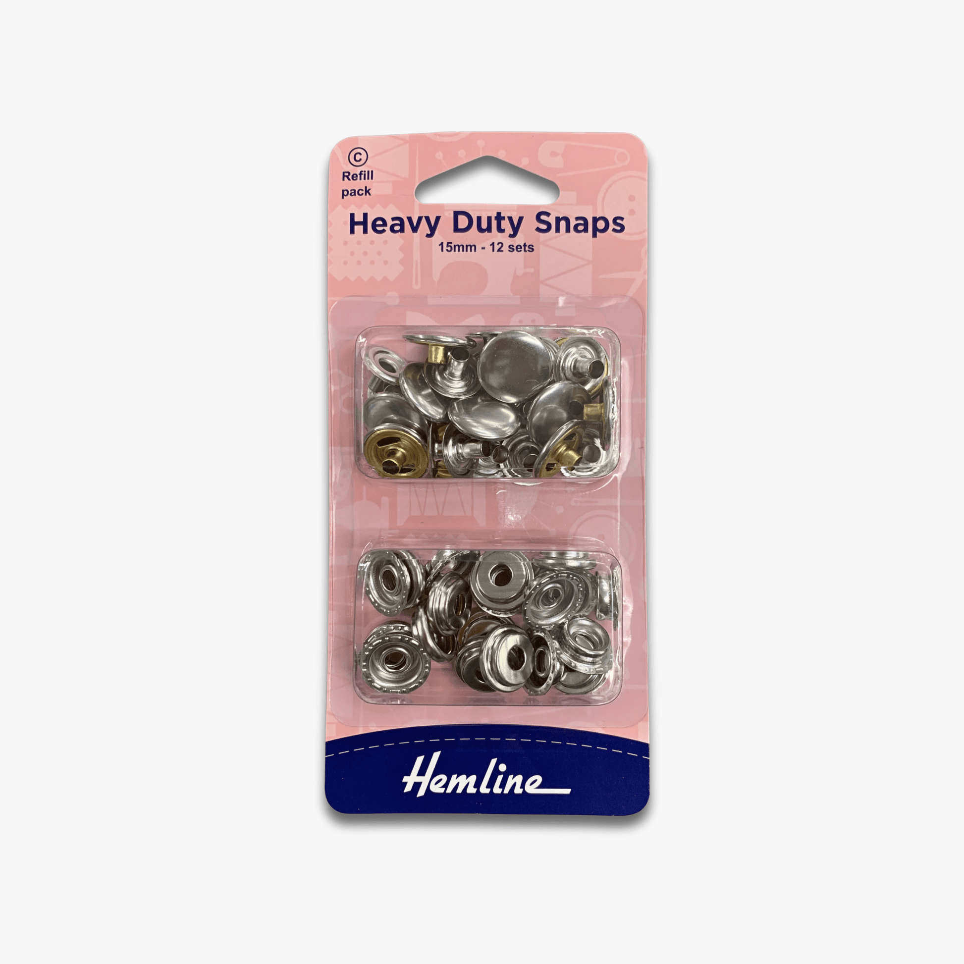 Heavy Duty Snap Refill | 12 Sets - Ragland Fabrics