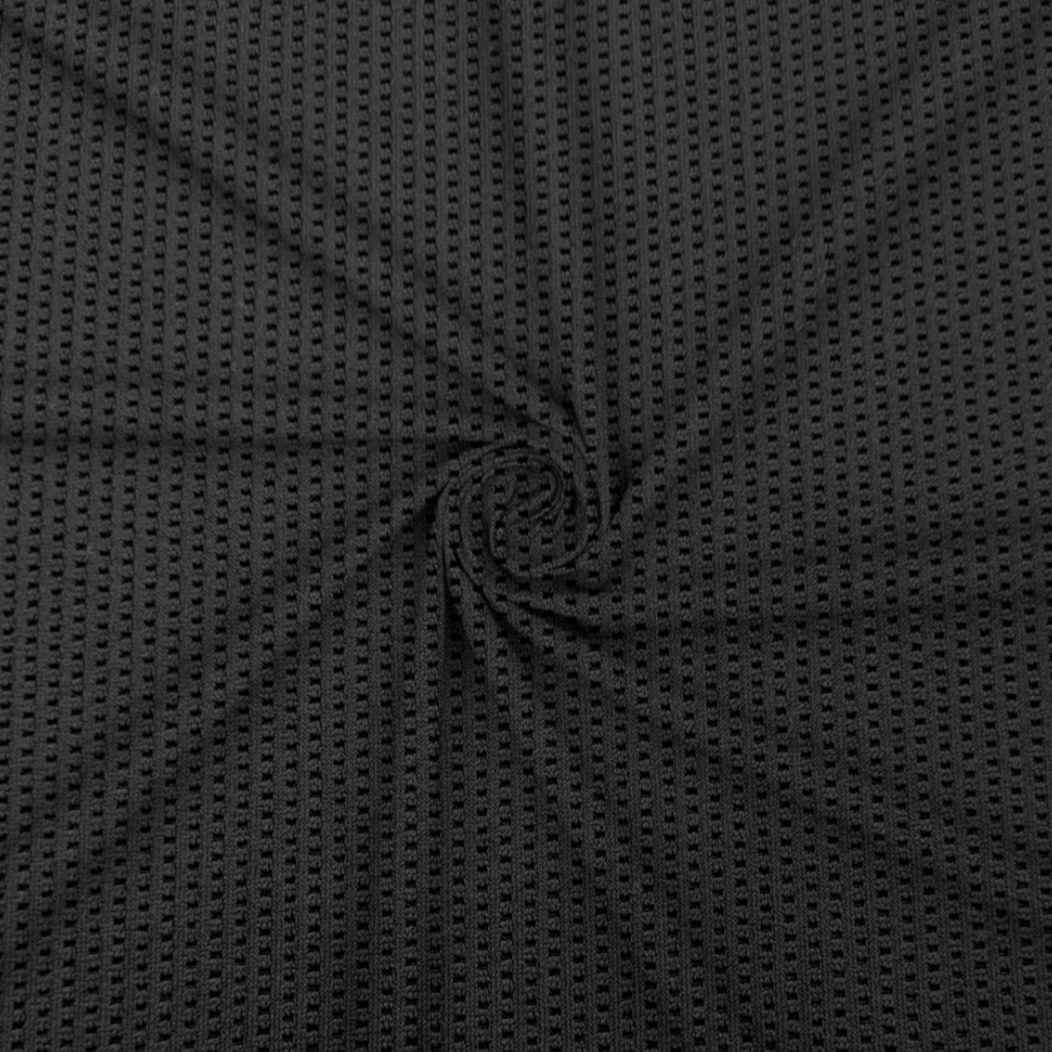 Stretch Eyelet Mesh Black - Ragland Fabrics