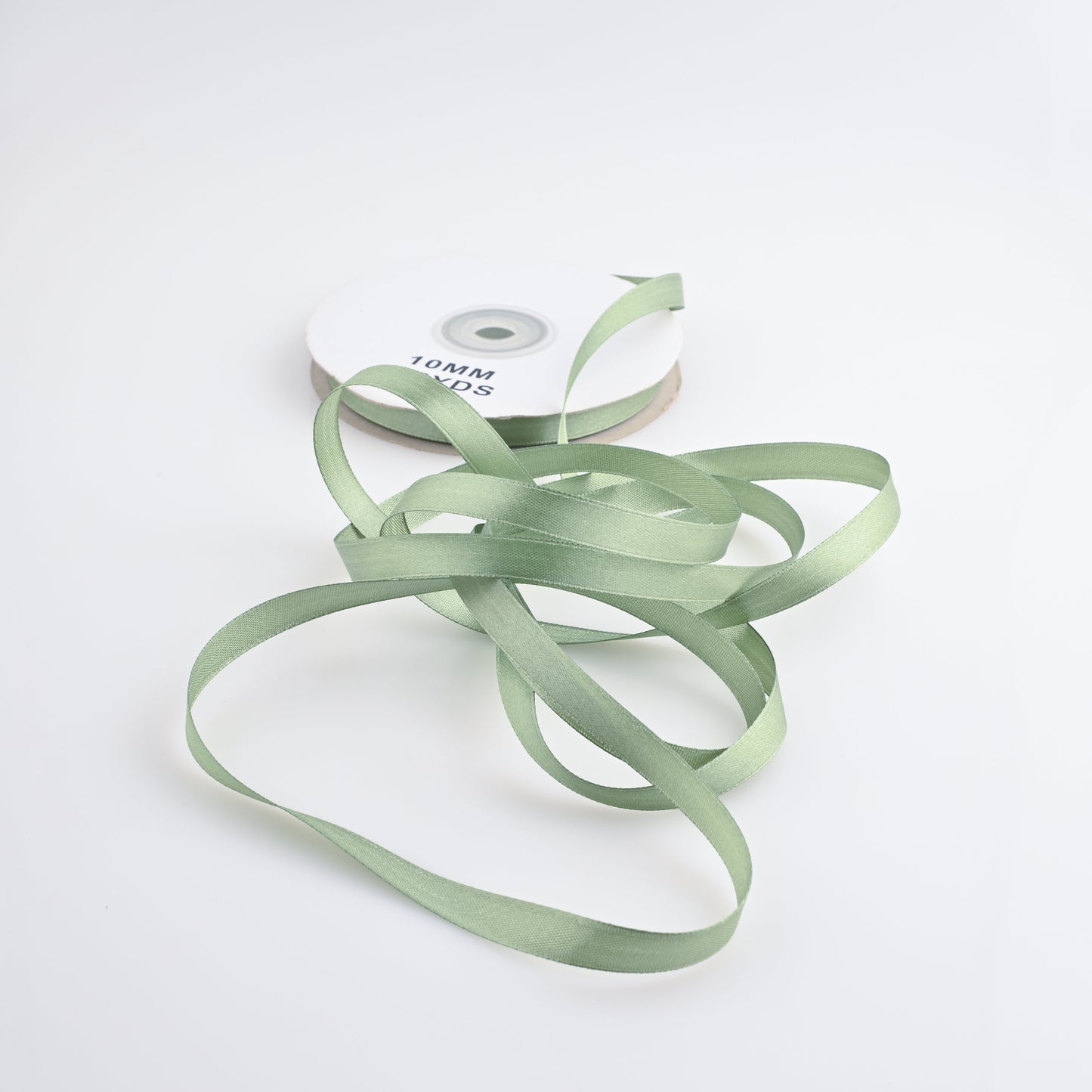 Satin Ribbon 10mm Avocado (100met) CLEARANCE