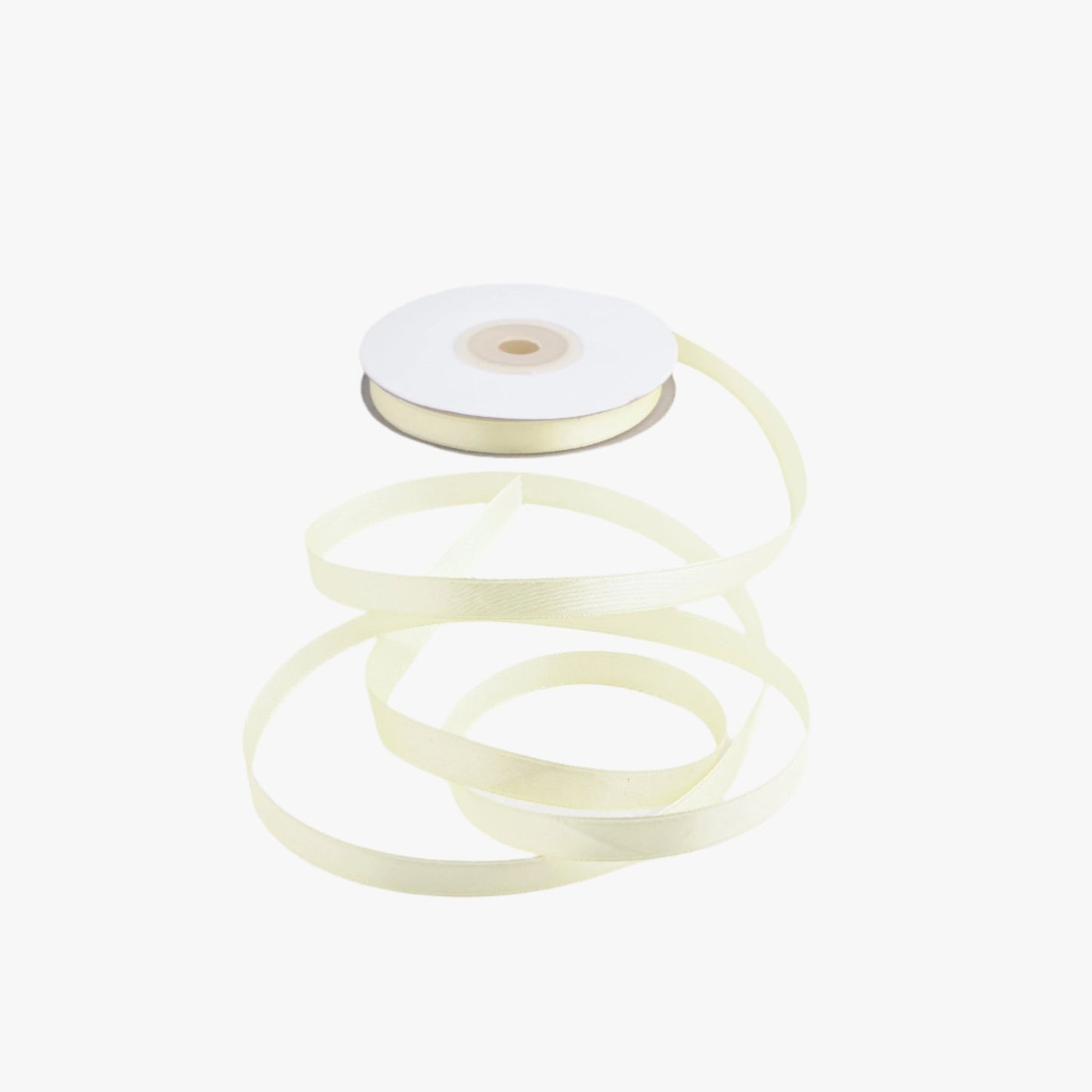 Satin Ribbon 10mm Yellow 270 - Ragland Fabrics