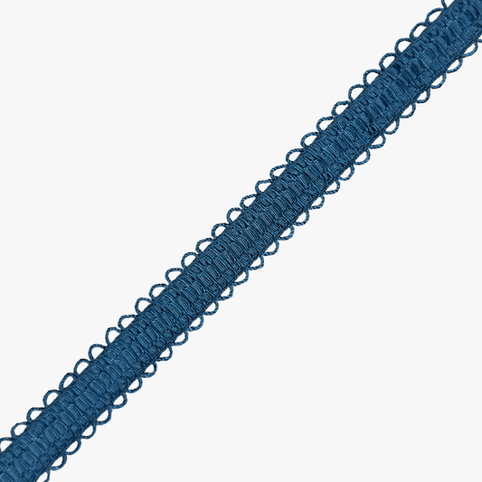 Bra Elastic 10mm Textured Loop Teal - Discontinued - Ragland Fabrics