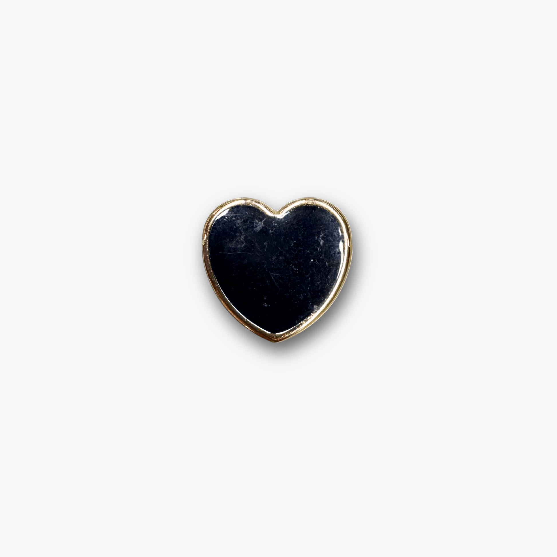 Heart Button | Black - Ragland Fabrics