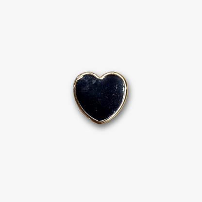 Heart Button | Black - Ragland Fabrics