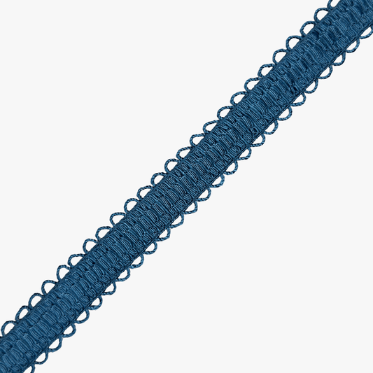 Bra Elastic 12mm Textured Loop Teal - Discontinued - Ragland Fabrics