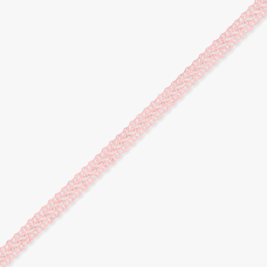 Torchon Lace Dusty Pink - 10mm - Ragland Fabrics