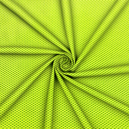 Eyelet Mesh Lumo Yellow - Ragland Fabrics