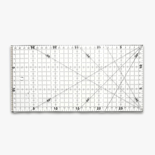 Quilting Ruler 6 x 12" - Ragland Fabrics