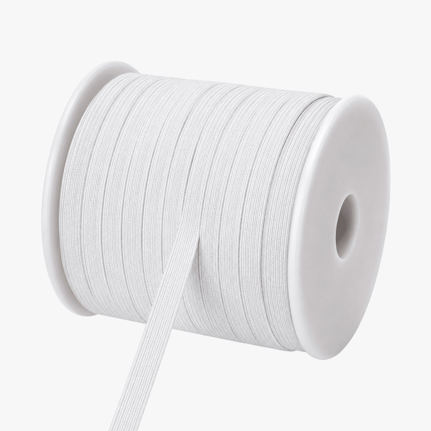 Elastic Medium Pull 15mm White - Ragland Fabrics