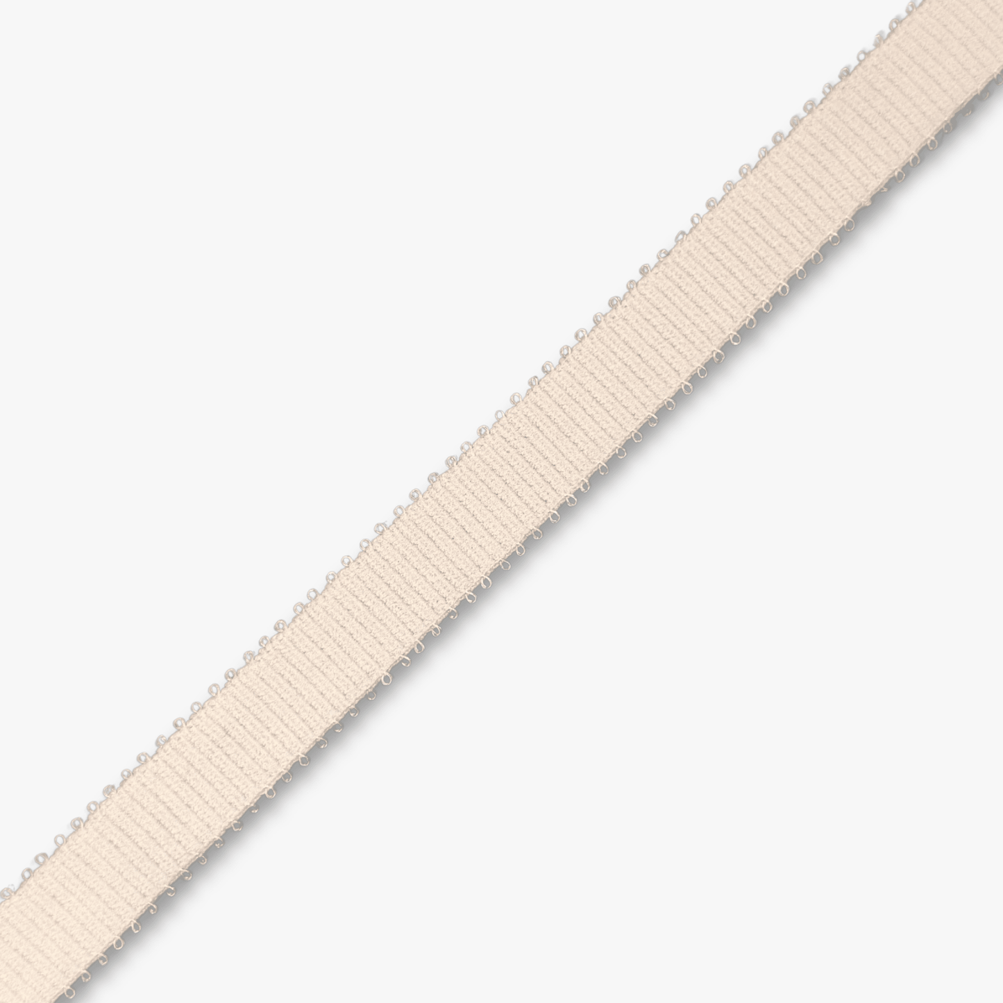 Bra Elastic 15mm Ribbed Beige - Discontinued - Ragland Fabrics