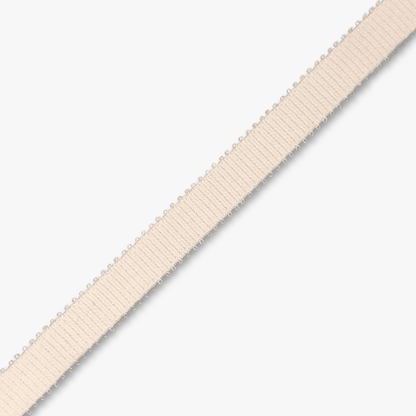 Bra Elastic 15mm Ribbed Beige - Discontinued - Ragland Fabrics