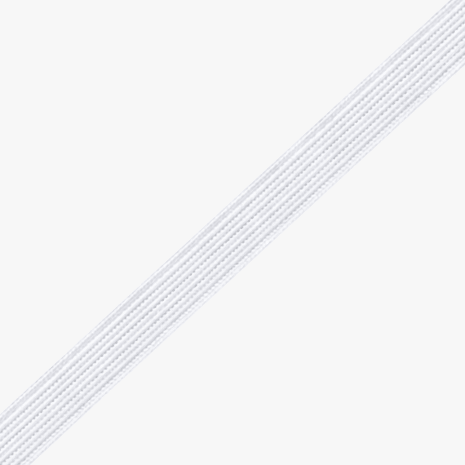Elastic Hard Pull 15mm White - Ragland Fabrics