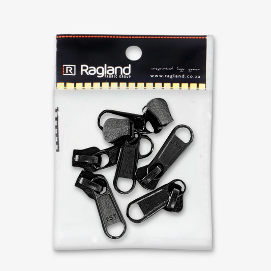 Type 10 Vislon Slider Black (Pack of 6)