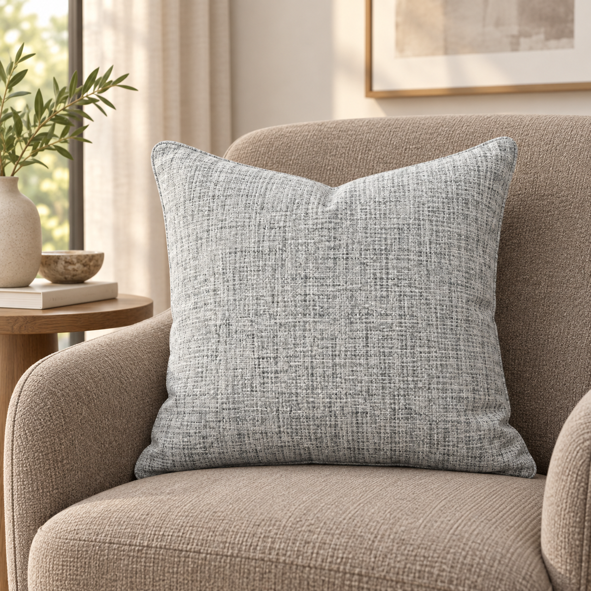 Last Of The Bests | Light Grey Scatter Cushion Cover 50x50