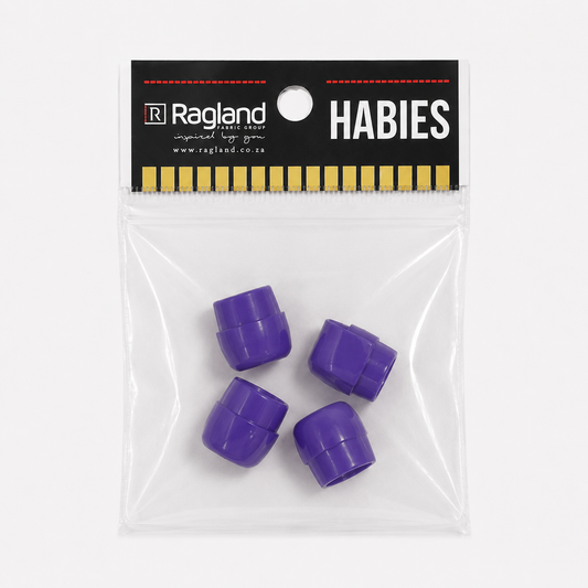 Cord End Caps 5mm Purple