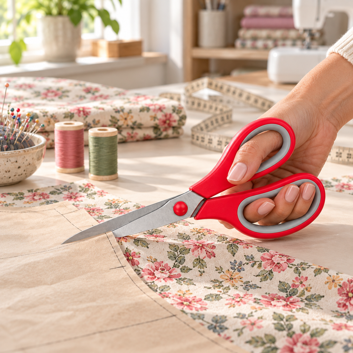 Sew Ezi 7.5" Red Handle