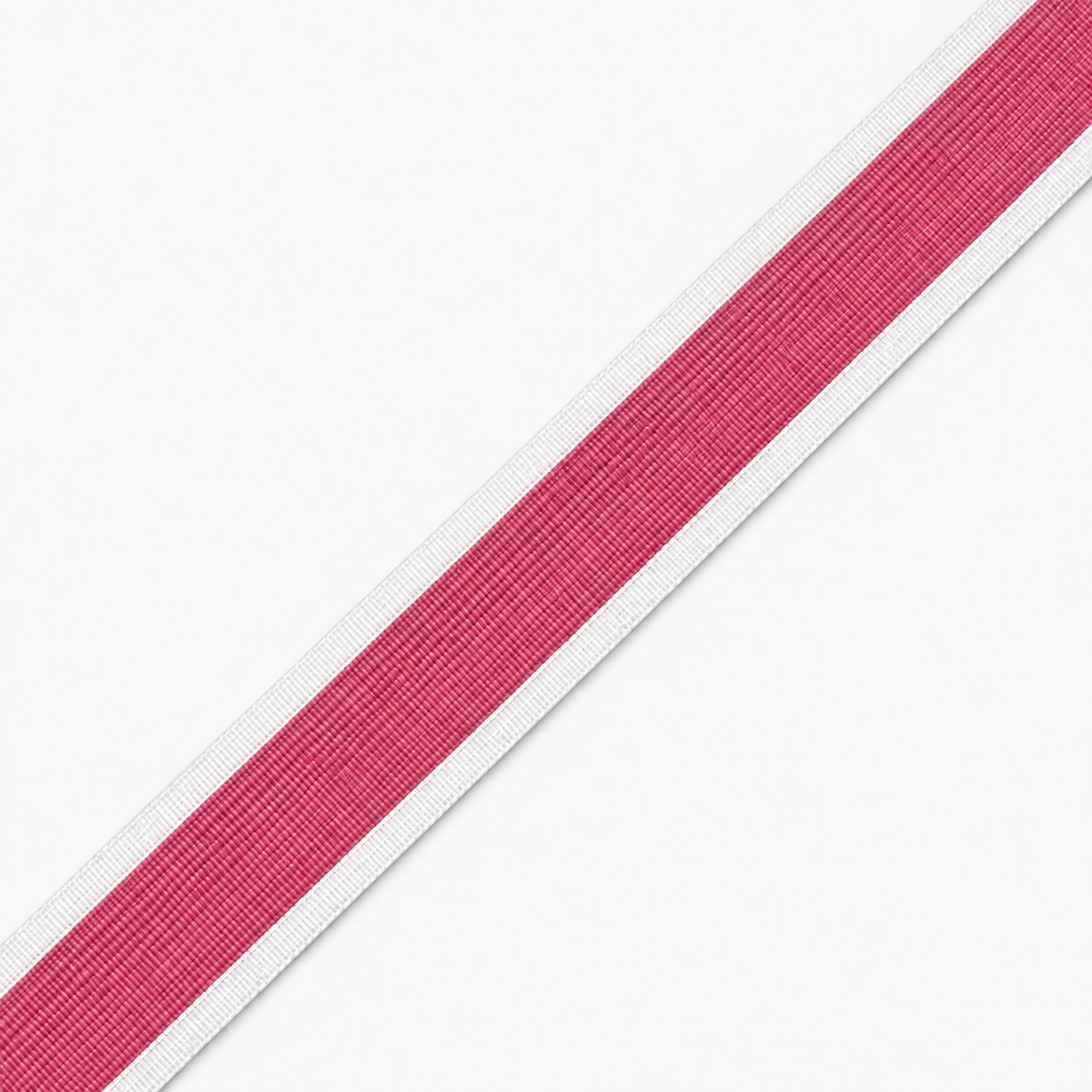 Polyester Tape Stripe Pink/White 30mm