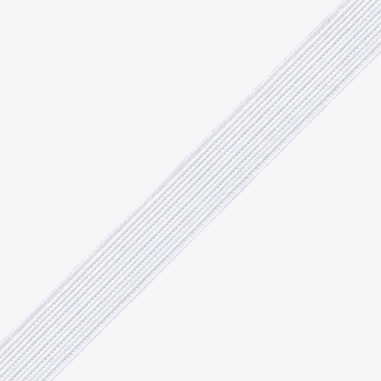 Elastic Hard Pull 20mm White - Ragland Fabrics