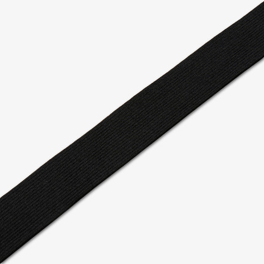 Elastic Knitted Black 30mm (Woolies Approved) - Ragland Fabrics