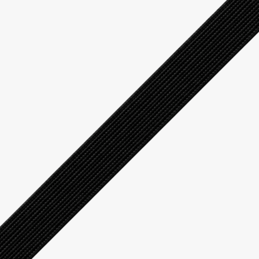 Elastic Medium Pull 25mm BLACK - Ragland Fabrics