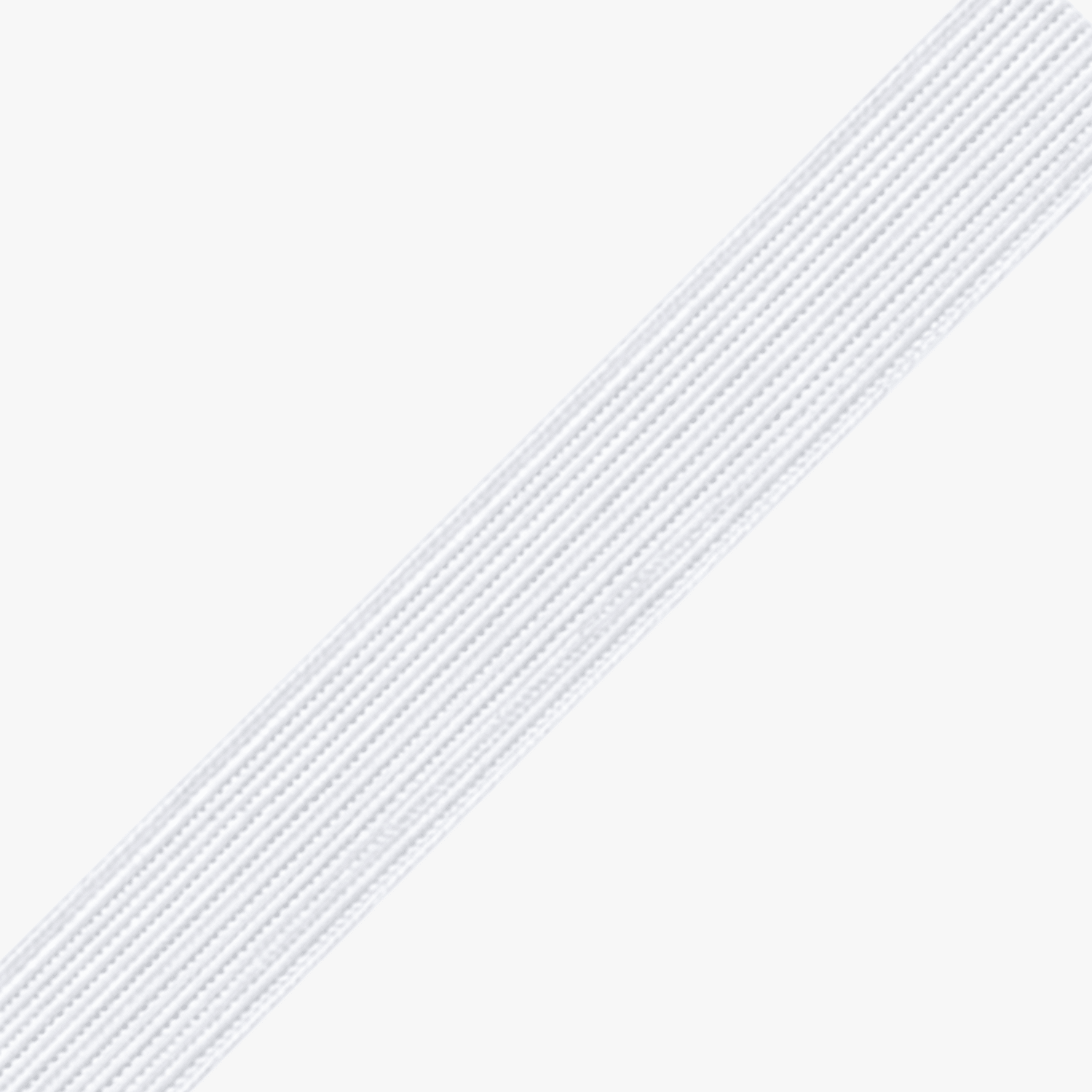 Elastic Hard Pull 25mm White - Ragland Fabrics