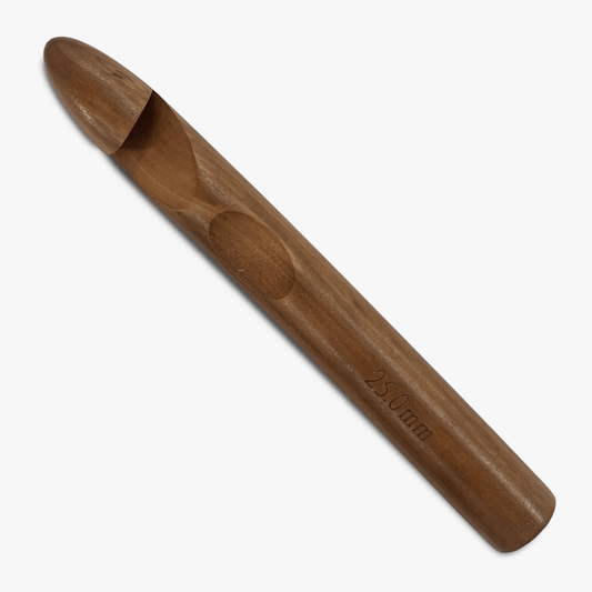 Wooden Crochet Hook | 25mm - Ragland Fabrics