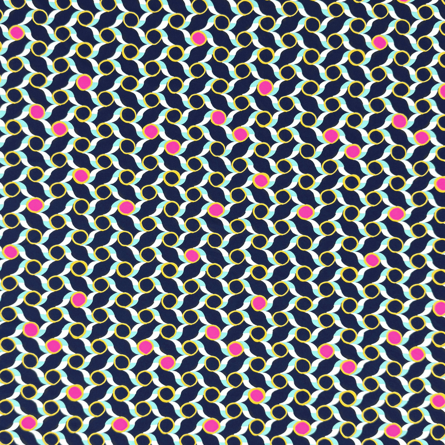 Nylon Lycra Abstract Waves 3 - Ragland Fabrics