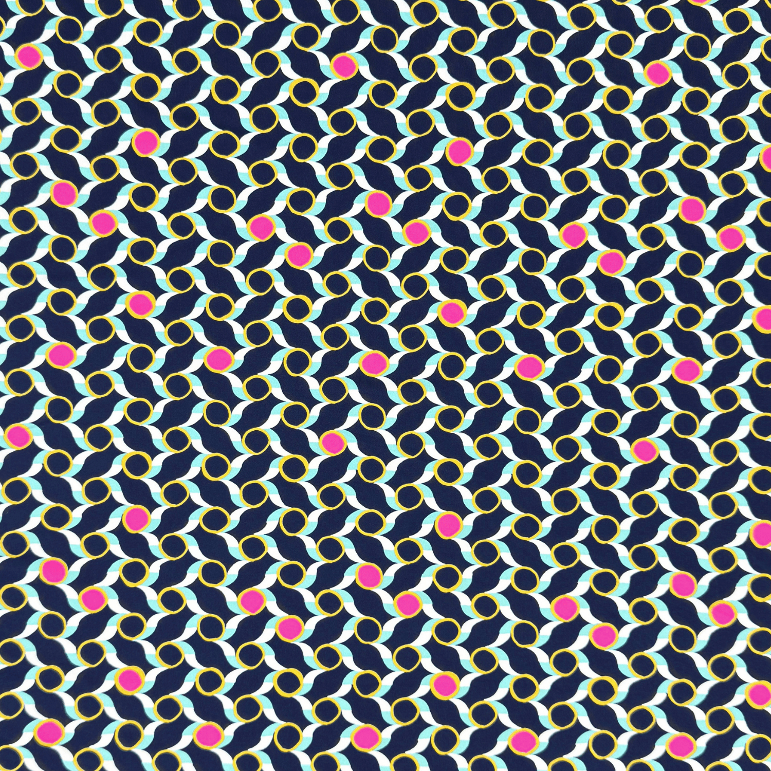Nylon Lycra Abstract Waves 3 - Ragland Fabrics