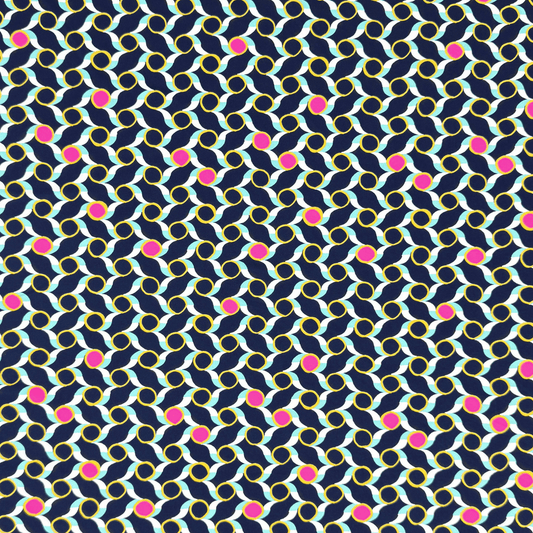 Nylon Lycra Abstract Waves 3 - Ragland Fabrics
