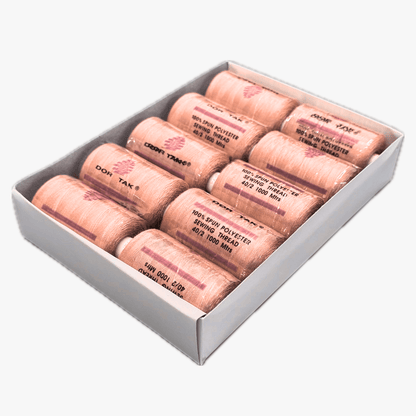 Thread 1000met Reel Peach 132 - Ragland Fabrics