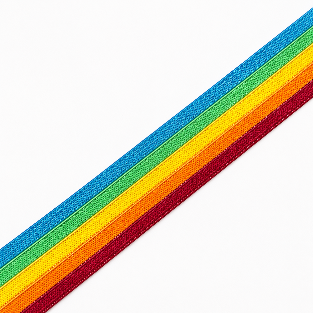 Knitted Elastic 28mm Rainbow