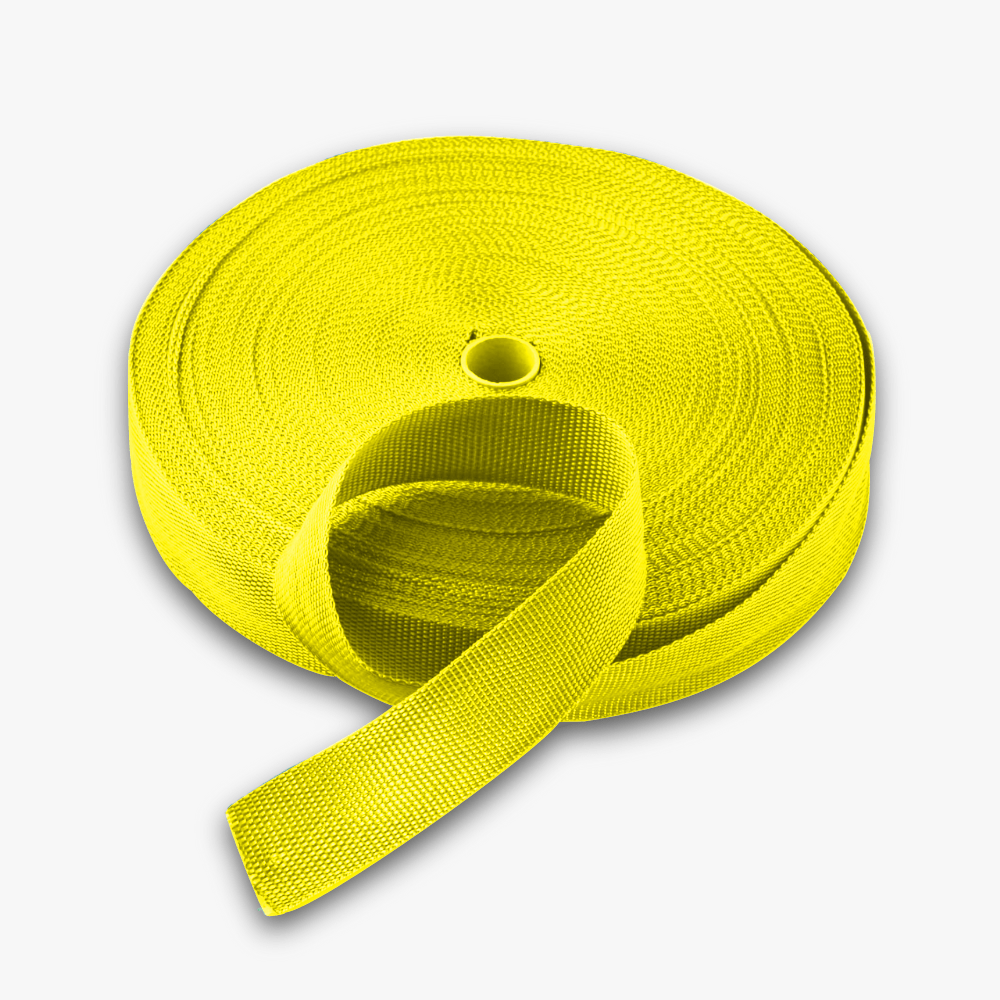 Webbing 38mm Yellow  5 - Ragland Fabrics