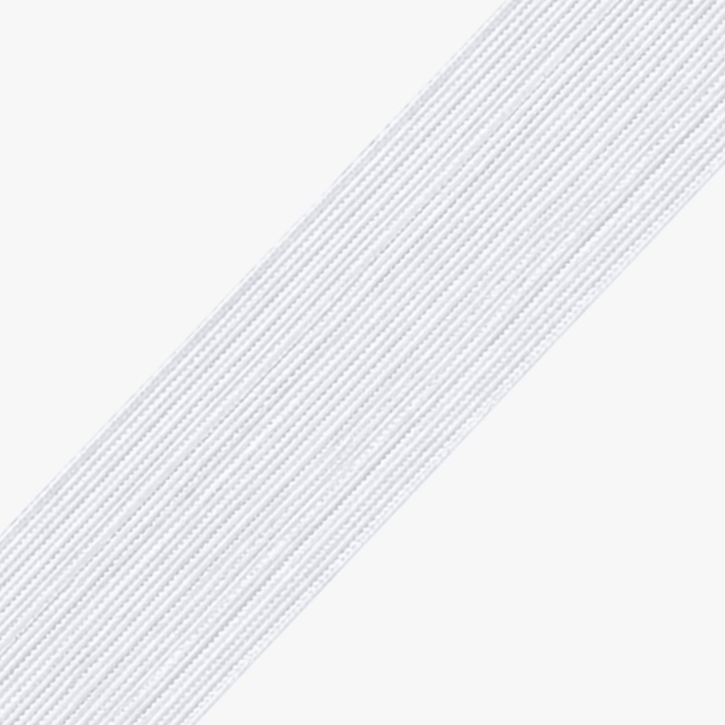 Elastic Hard Pull 38mm White - Ragland Fabrics