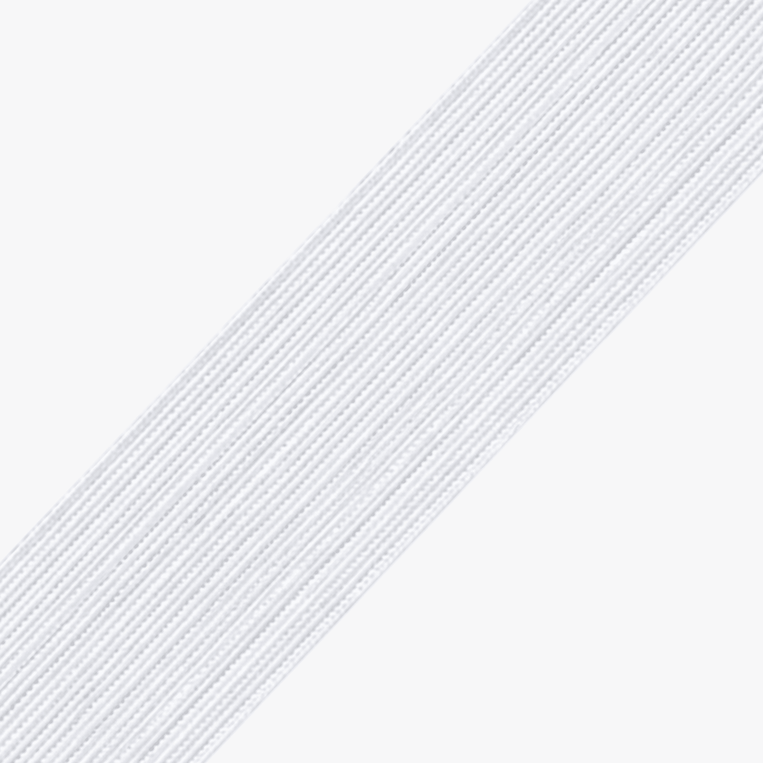 Elastic Hard Pull 38mm White - Ragland Fabrics