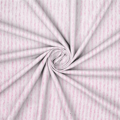 Cotton Knit Stripe Baby Pink - Ragland Fabrics