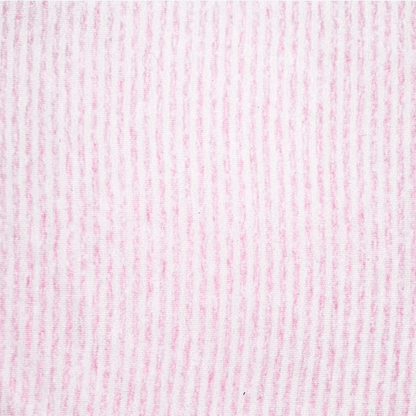 Cotton Knit Stripe Baby Pink - Ragland Fabrics