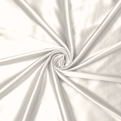 Stretch Satin Ivory 16 140cm - Ragland Fabrics