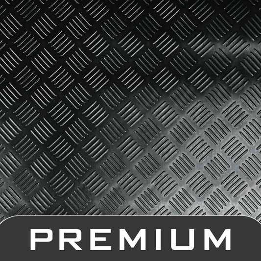 Rubber Matting / Taxi Flooring PREMIUM 3mm 140cm - CHECKER - Ragland Fabrics