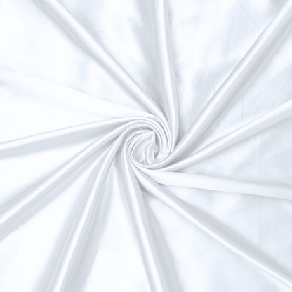 Stretch Satin White 1 140cm - Ragland Fabrics