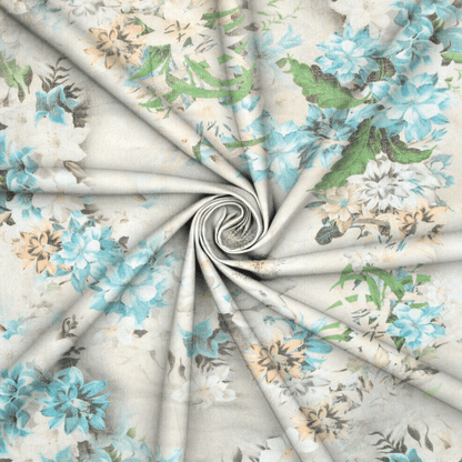 Printed Floral Stretch Mesh - Ragland Fabrics