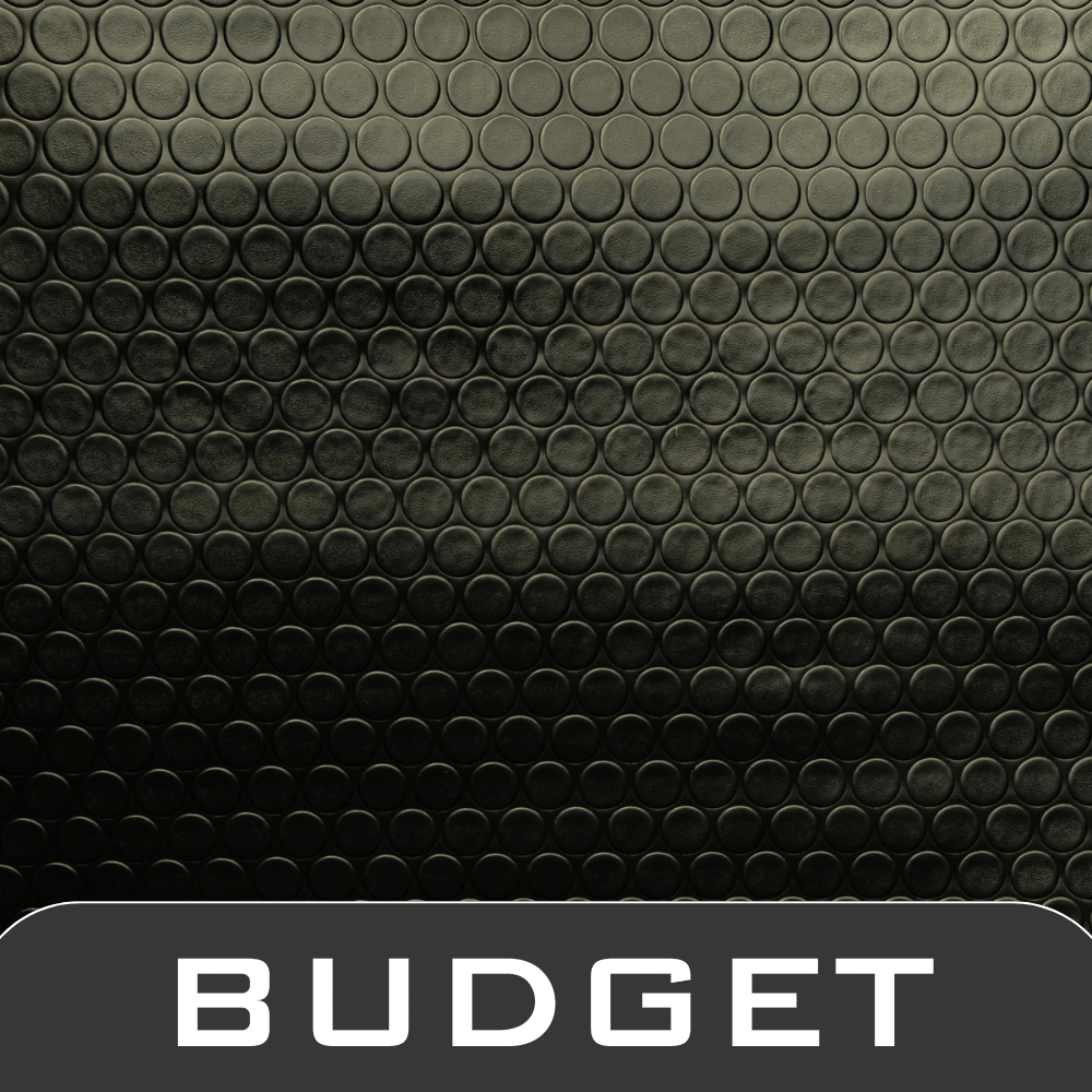Rubber Matting / Taxi Flooring BUDGET 3mm 140cm - COIN - Ragland Fabrics