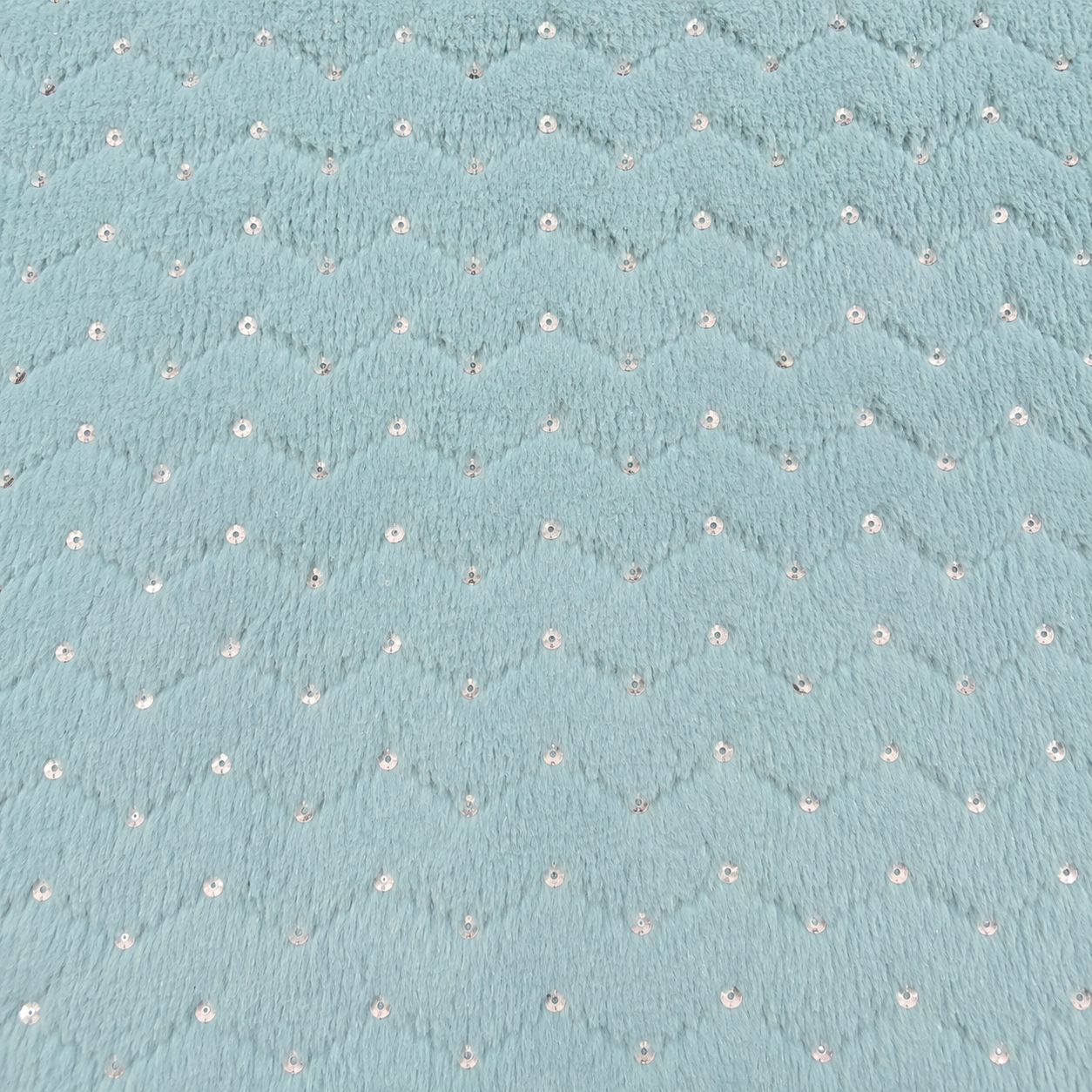 Luxury Fur Cyan - Discontinued - Ragland Fabrics