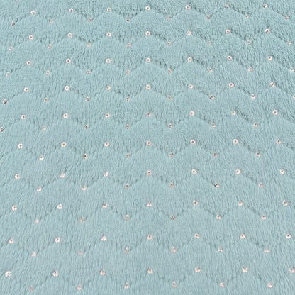 Luxury Fur Cyan - Discontinued - Ragland Fabrics