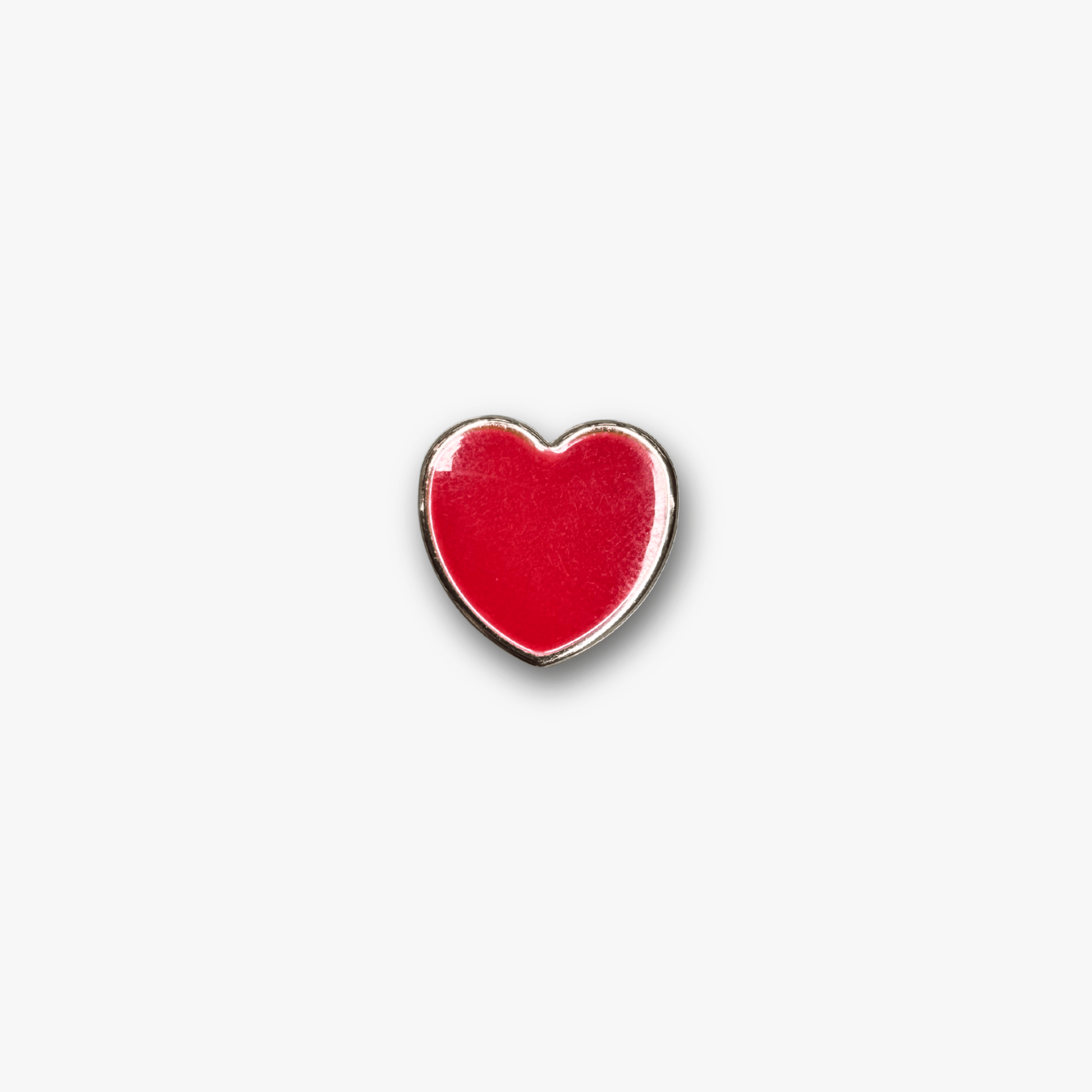 Heart Button | Red - Ragland Fabrics